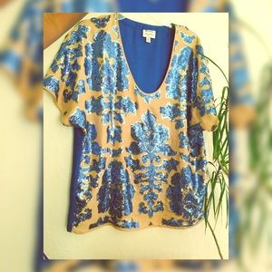 Tracy Reese Neiman Marcus Target Sequin top xxl